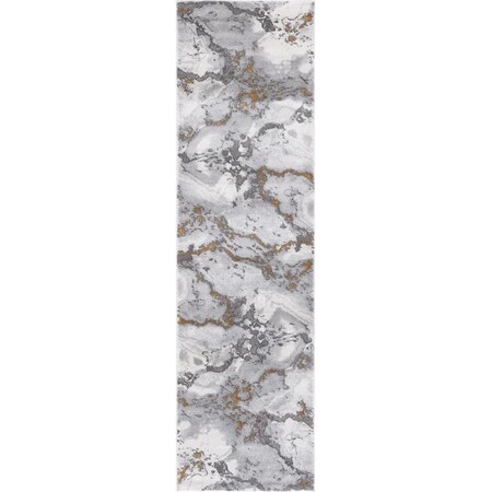 Safavieh 6 ft.-7 in. x 6 ft.-7 in. Craft Square Power Loomed Rug Grey & Gold CFT860F-7SQ